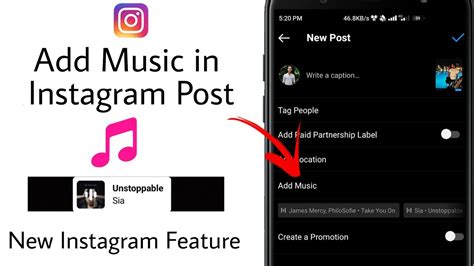 how to add music to multiple instagram post