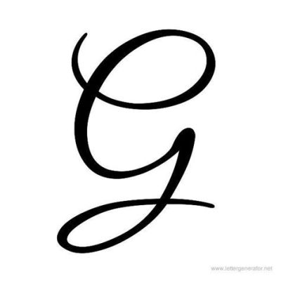 how to draw a capital G in cursive and the art of lettering