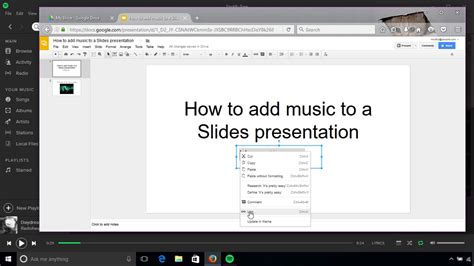 how to have music playing in the background of google slides and exploring different music genres for presentations